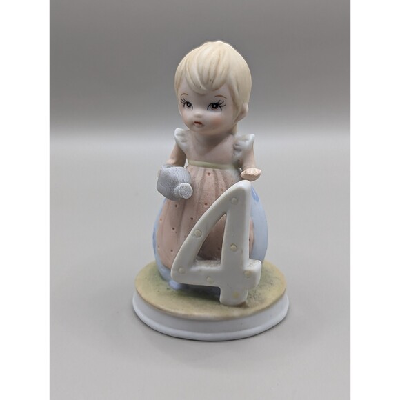 Vintage The Christopher Collection 4th Birthday Girl - Picture 1 of 8